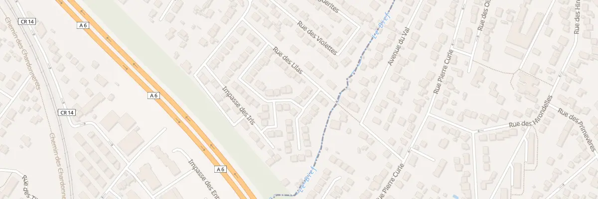 Plan du 25 Rue des Genêts à Chilly-Mazarin
