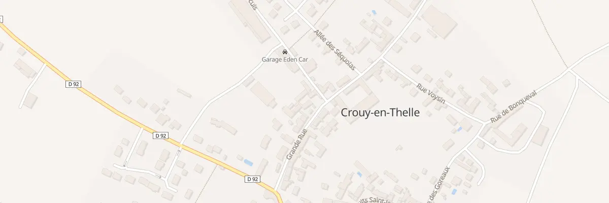 Plan du 135 Gr Grande Rue à Crouy-en-Thelle