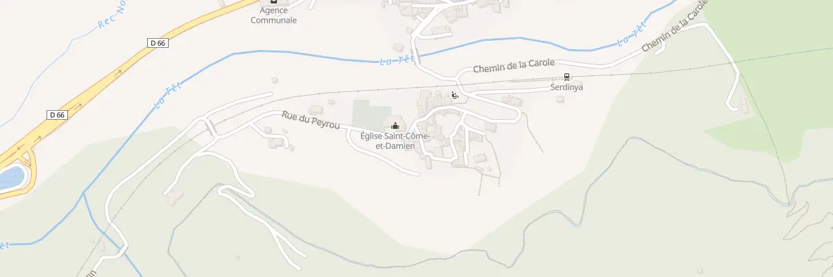 Plan du 4 Pl de l’Eglise à Serdinya