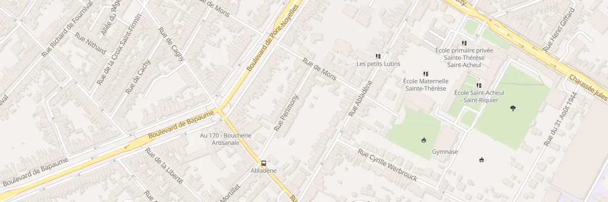 Plan du 15 Rue Périmony à Amiens