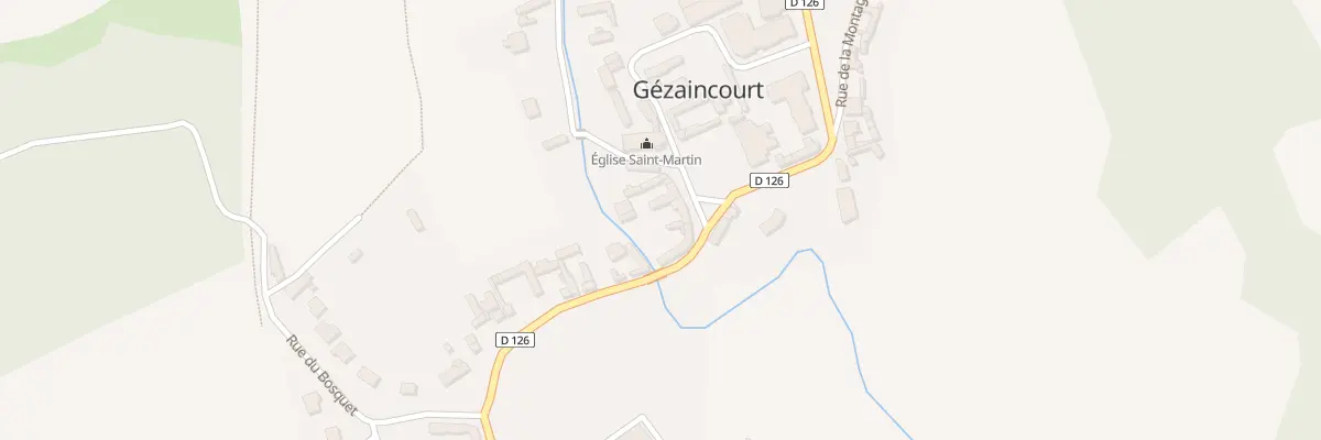 Plan du 3 Pl de l’Eglise à Gézaincourt