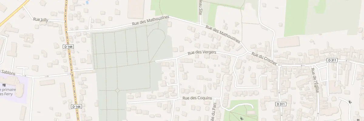 Plan du 23 Rue des Vergers à Deuil-la-Barre