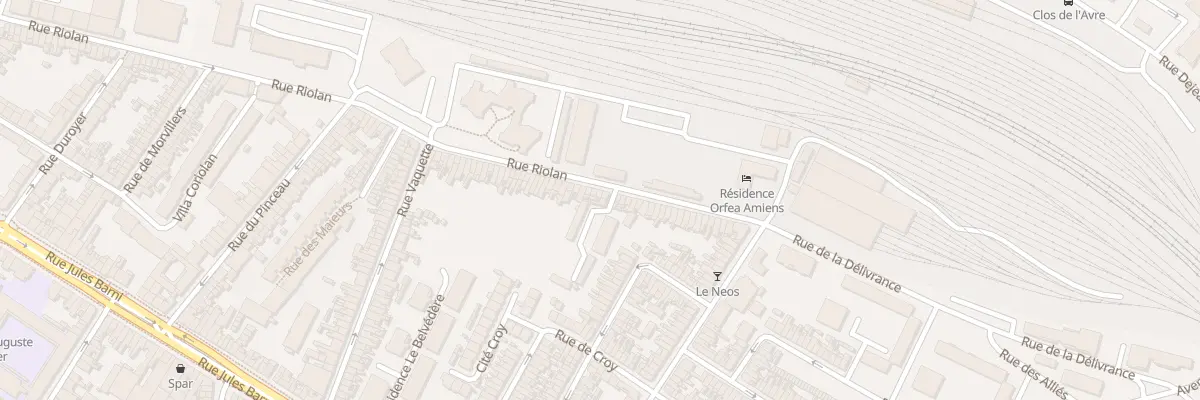 Plan du 268 Rue Riolan à Amiens