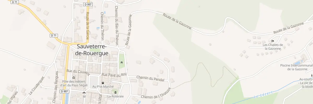 Plan du 5524 Lot l’Oratoire à Sauveterre-de-Rouergue