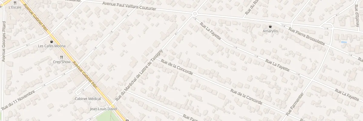 Plan du 7 Rue de la Concorde à Sainte-Geneviève-des-Bois