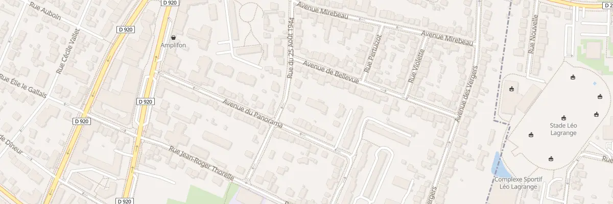 Plan du 15 Rue du 25 Août à Bourg-la-Reine