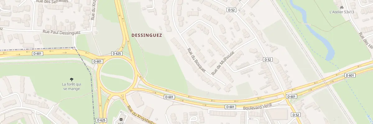 Plan du 25 Rue du Bosquet à Dunkerque
