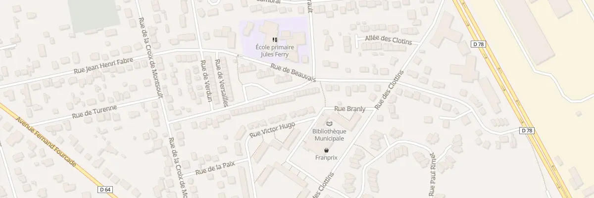 Plan du 48 Rue Bel Air à Montsoult
