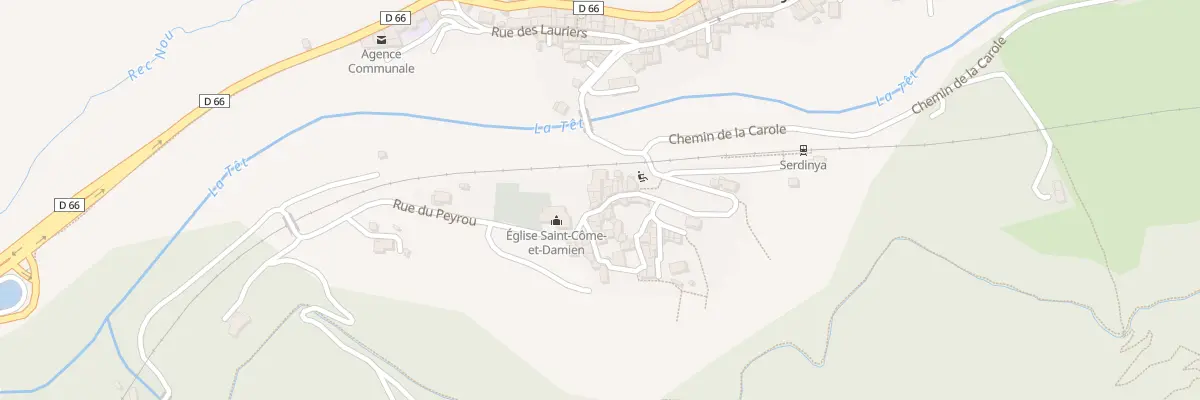 Plan du 14 Rue du Bac à Serdinya