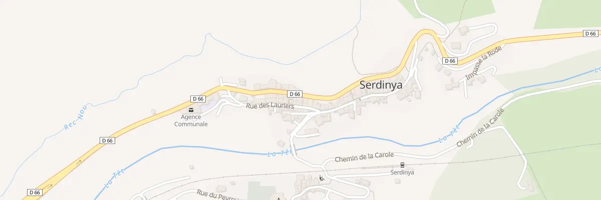 Plan du 20 Rte Nationale Serdinya à Serdinya