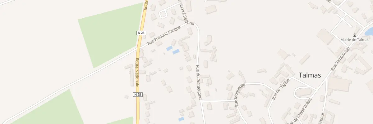 Plan du 5182 Rue du Pré Bégond à Talmas