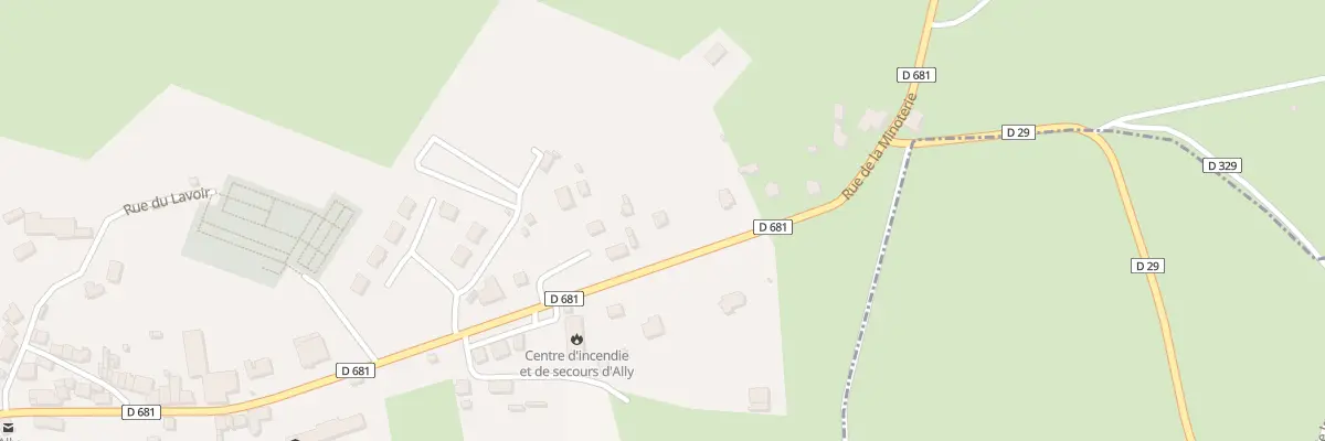 Plan du 5055 Rte de Mauriac à Ally
