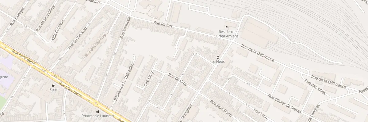Plan du 47 Rue Sire Bernard à Amiens