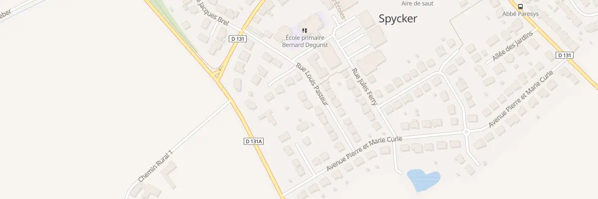 Plan du 13 Rue Pasteur à Spycker