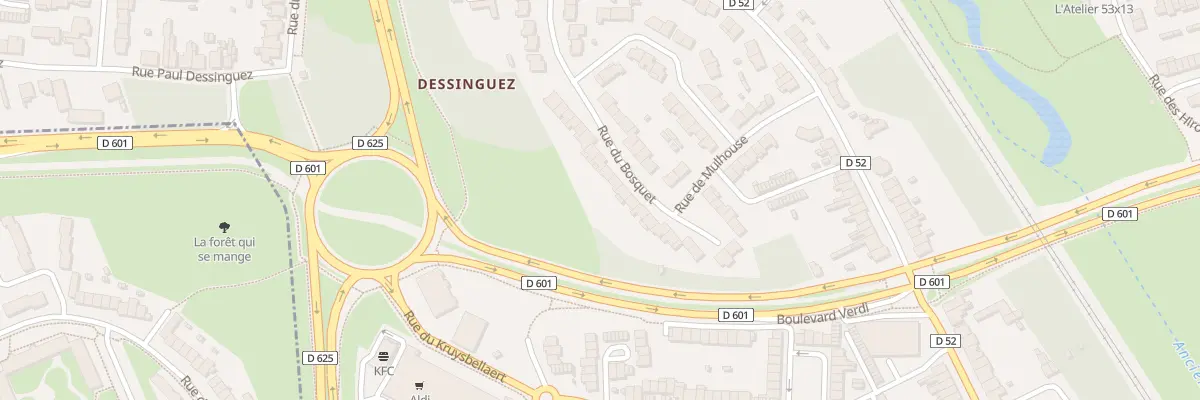 Plan du 21 Rue du Bosquet à Dunkerque