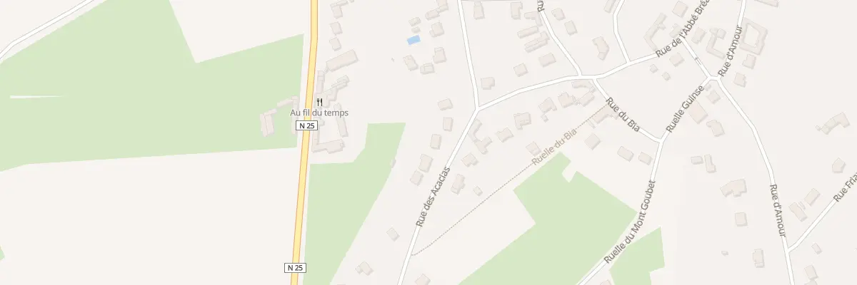 Plan du 12 Rue des Acacias à Talmas