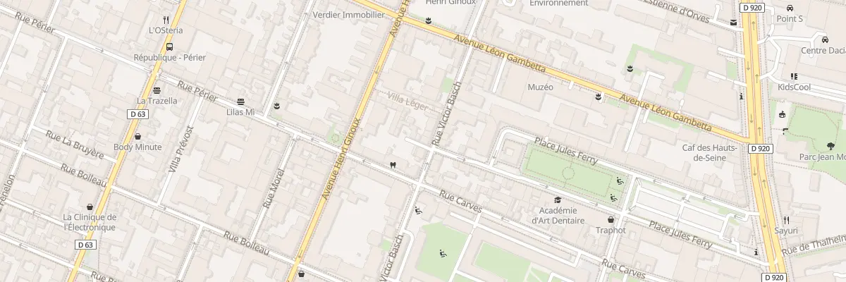 Plan du 2 Vla Parmentier à Montrouge