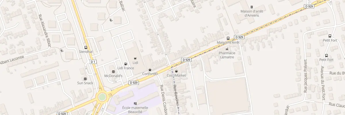 Plan du 39 Av de la Défense Passive à Amiens