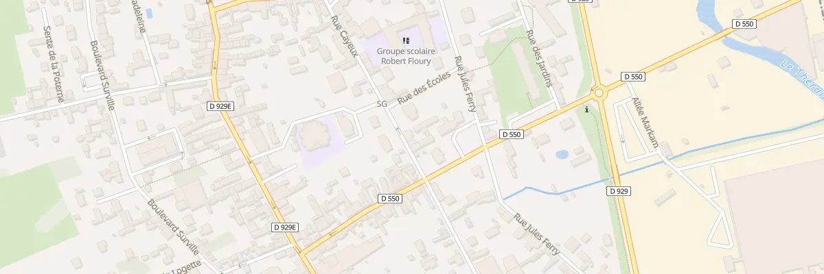 Plan du 21 Rue Cayeux à Mouy