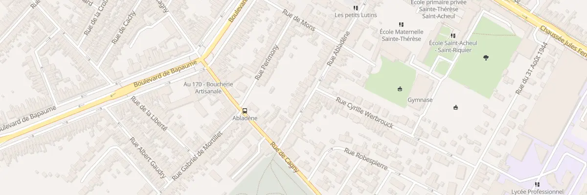 Plan du 76 Rue Abladène à Amiens