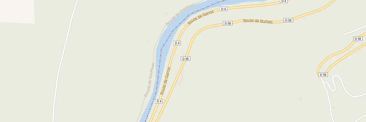 Plan du 2 Rte de Burlats à Lacrouzette