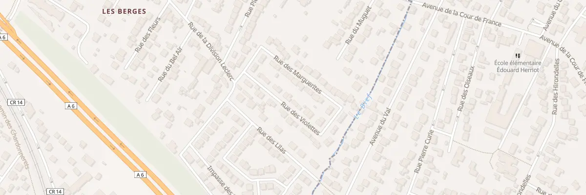 Plan du 11 Rue des Violettes à Chilly-Mazarin