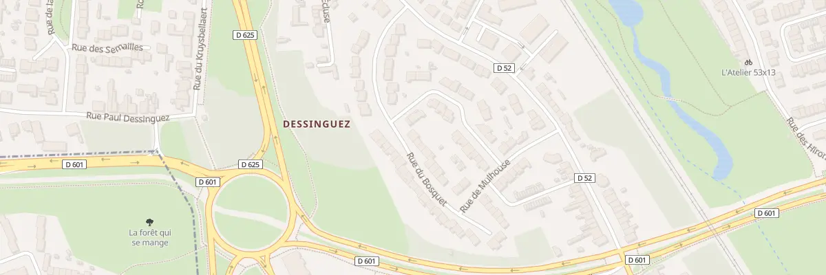 Plan du 28 Rue du Bosquet à Dunkerque