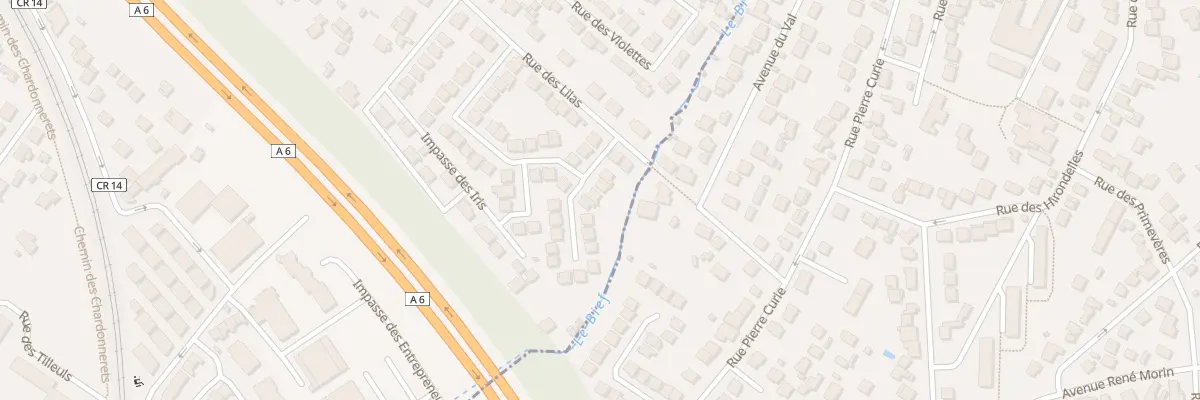 Plan du 36 Rue des Genêts à Chilly-Mazarin