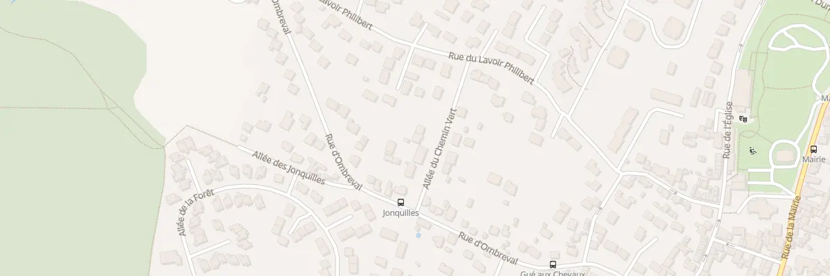 Plan du 9002 Rue du Chemin Vert à Domont