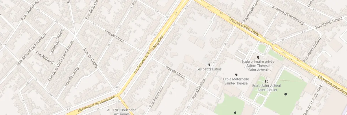Plan du 41 Rue de Mons à Amiens