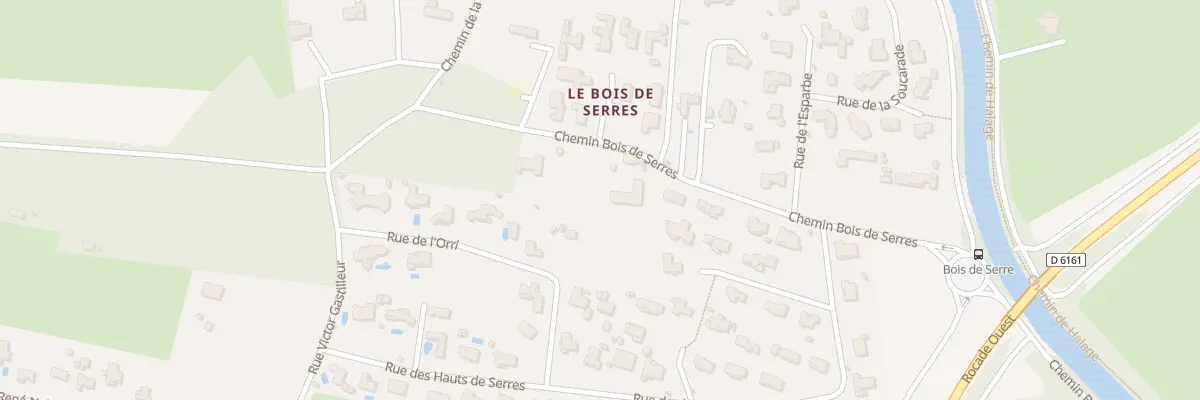 Plan du 11 Che du Bois de Serres à Carcassonne