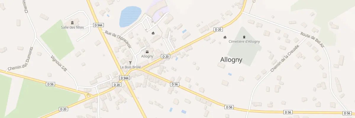 Plan du 10 Rte d’Henrichemont à Allogny