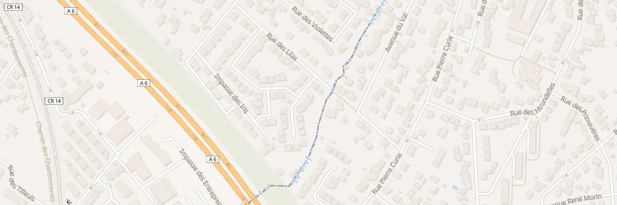 Plan du 38 Rue des Genêts à Chilly-Mazarin