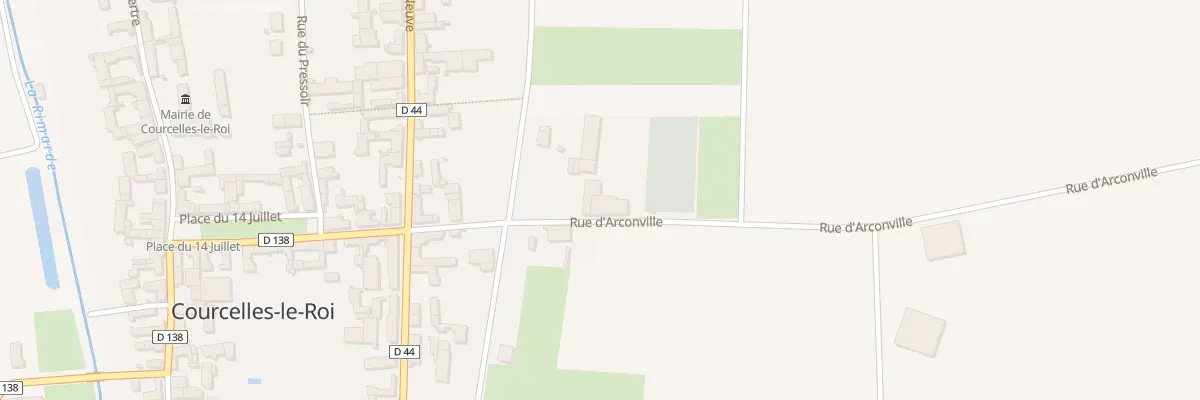 Plan du 3 Rue d’Arconville à Courcelles-le-Roi