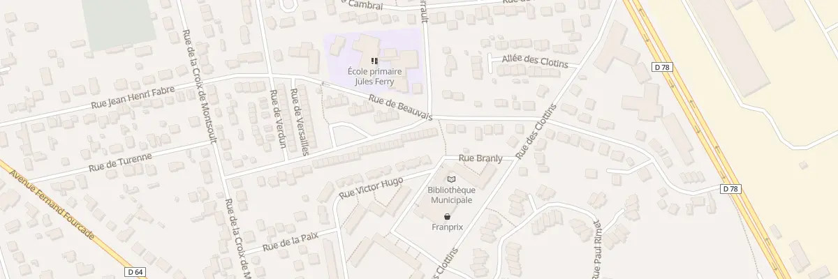 Plan du 54 Rue Bel Air à Montsoult