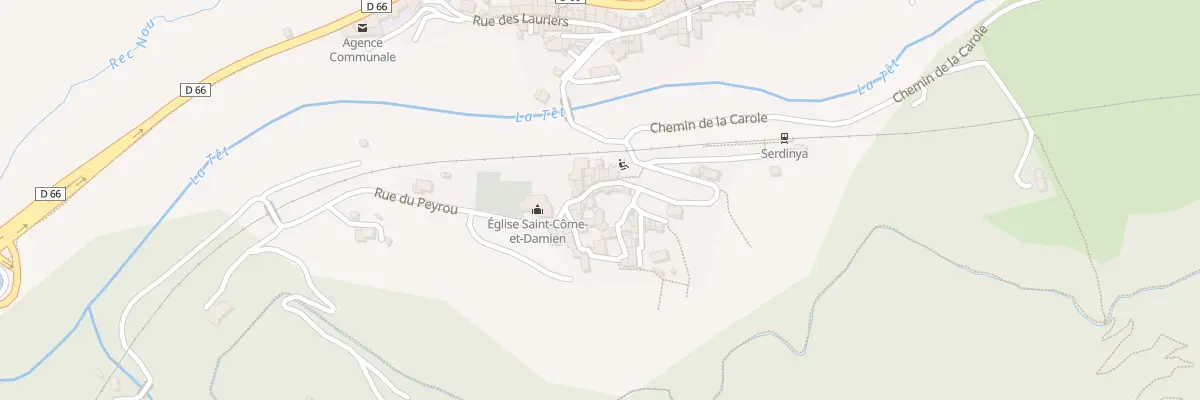 Plan du 9 Rue du Bac à Serdinya