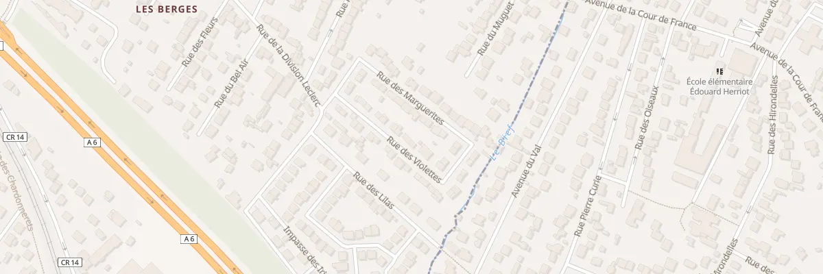 Plan du 13 Rue des Violettes à Chilly-Mazarin