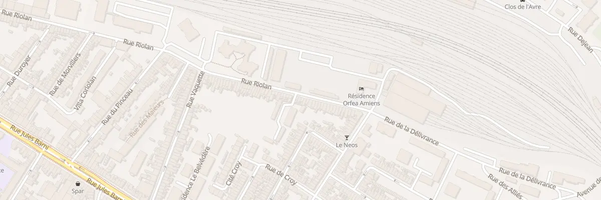 Plan du 276 Rue Riolan à Amiens