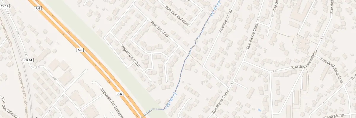 Plan du 40 Rue des Genêts à Chilly-Mazarin