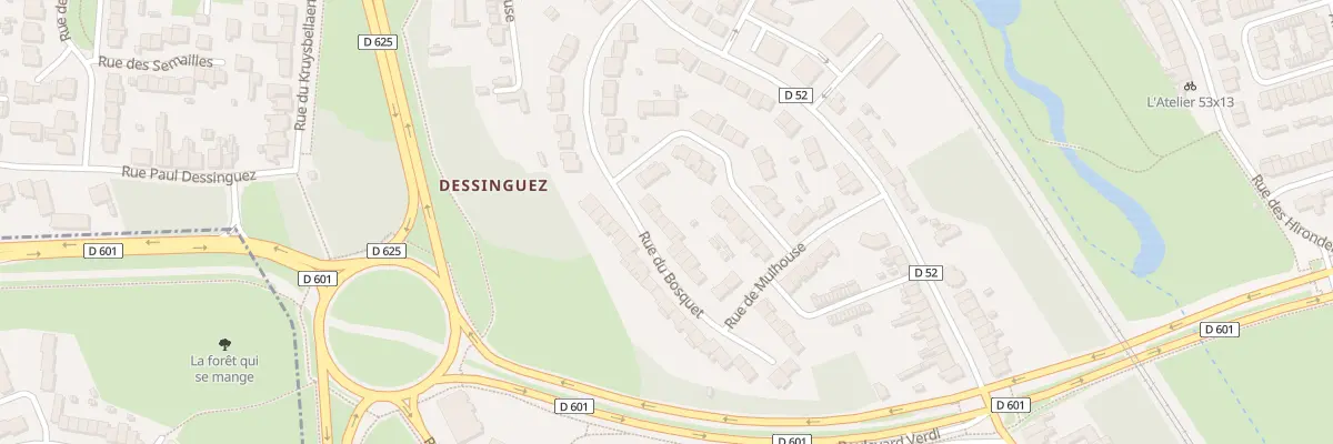 Plan du 24 Rue du Bosquet à Dunkerque