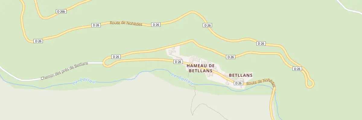 Plan du 58 Hameau de Beillans à Conat