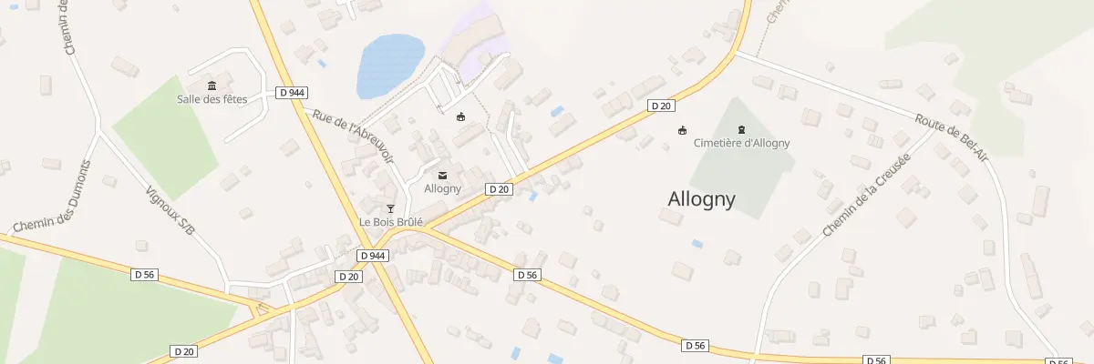 Plan du 12 Rte d’Henrichemont à Allogny
