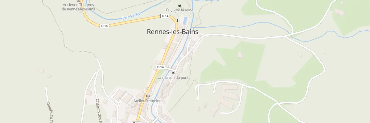 Plan du 42 Le Village à Rennes-les-Bains