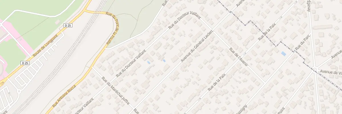 Plan du 71 Av du Général Leclerc à Sainte-Geneviève-des-Bois