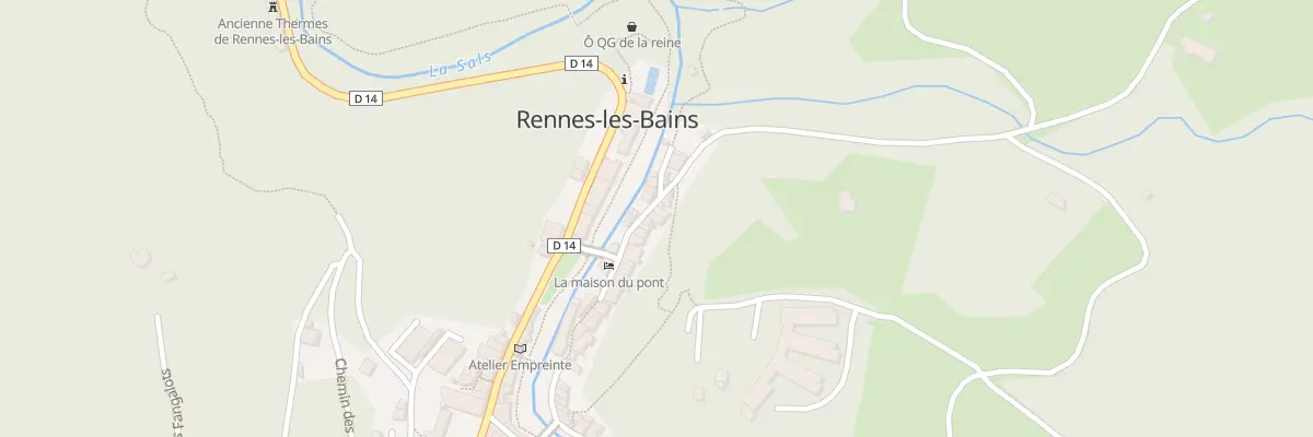 Plan du 41 Le Village à Rennes-les-Bains