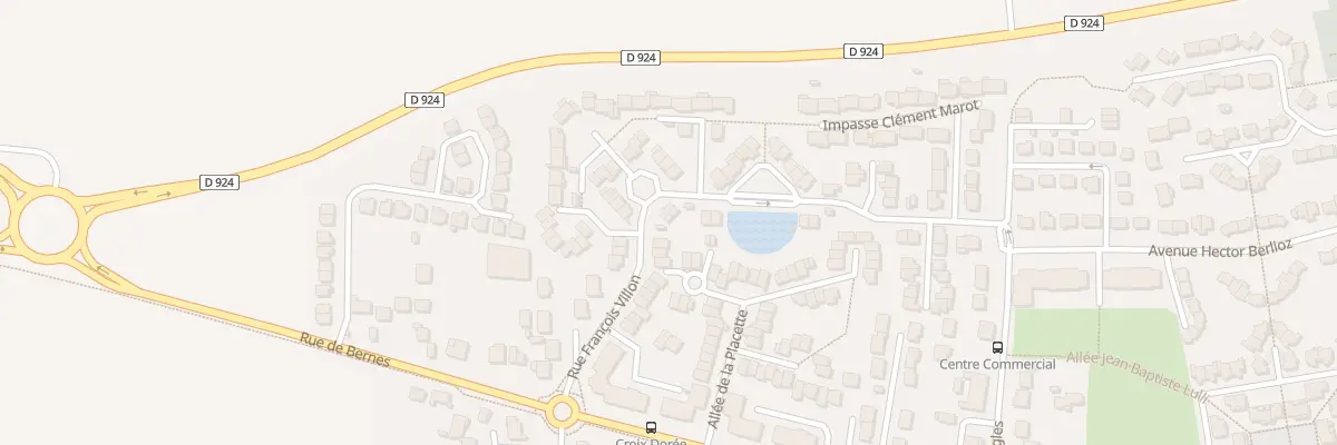 Plan du 22 Rue François Villon à Bruyères-sur-Oise