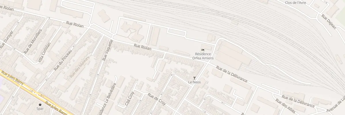 Plan du 282 Rue Riolan à Amiens