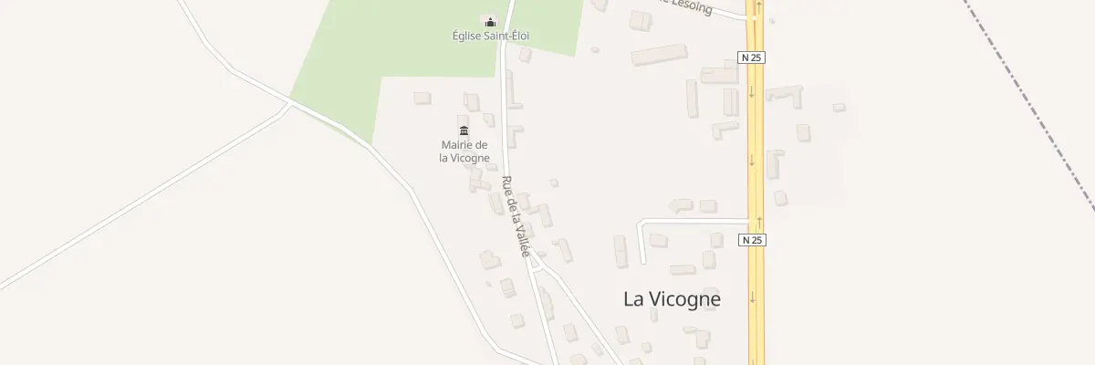 Plan du 5010A La Rue à La Vicogne