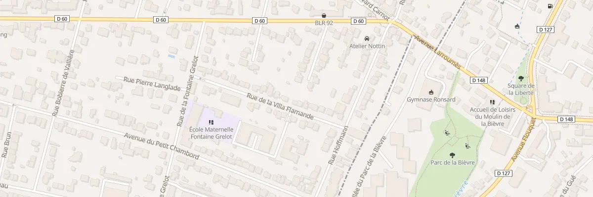 Plan du 25 Rue de la Villa Flamande à Bourg-la-Reine