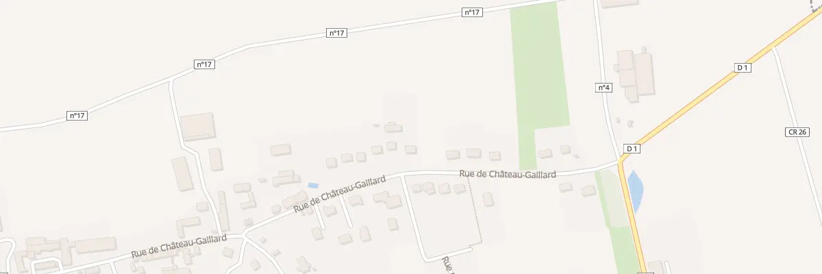 Plan du 23 Rue du Chateau Gaillard à Champmotteux